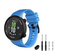 GVFM Correa Compatible con Garmin Forerunner 45, Pulsera Deportiva de Silicona de Repuesto para Forerunner 45 y Swim 2 (Azul Celeste)