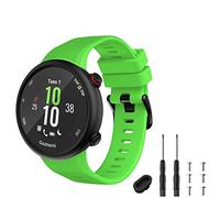 GVFM - Correa compatible con Garmin Forerunner 45s, pulsera deportiva de silicona de repuesto, verde