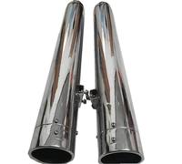 GVGFKPKZAY Para Indian Dark Horse Chief Classic Roadmaster Leader 2016-2020 Tubo De Escape Para Motocicleta Motocicleta Enlace Adaptador(Cromo)