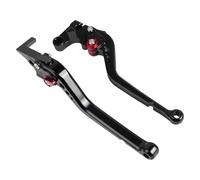 GVGFKPKZAY Para KAWASAKI NINJA500 Z500 Palancas De Freno Y Embrague Para Motocicleta palanca de embrague y freno(BLACK RED 177MM)
