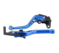 GVGFKPKZAY Para Kawasaki ZR7S ZR7 1999-2003 Cortas Y Largas Manetas De Freno Y Embrague Ajustables Para Motocicleta palanca de embrague y freno(Short Blue)