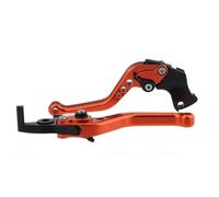 GVGFKPKZAY Para Kawasaki ZR7S ZR7 1999-2003 Cortas Y Largas Manetas De Freno Y Embrague Ajustables Para Motocicleta palanca de embrague y freno(Short Orange)