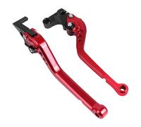 GVGFKPKZAY Para Motocicleta Kawasaki Ninja 500 Z500 Palanca De Freno Y Embrague Ajustable palanca de embrague y freno(RED 177MM)