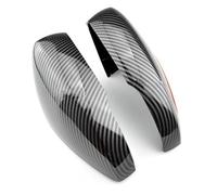 GVGFKPKZAY Para VW Polo 6R 6C 2010 2011 2012 2013 2014 2016 2017 Reemplazo De Tapas para Espejo Retrovisor Lateral Tapa de Espejo Retrovisor(Carbon Black)