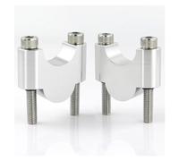 GVGFKPKZAY para XL1000V VTR1000F CBX 750 FMX 650 NT650V NX 650 SLR 650 1973-2025 Elevadores De Manillar para Motocicleta Elevadores De Manillar De Motocicleta(Silver Riser 30mm)