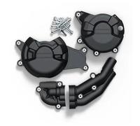 GVGFKPKZAY Protector De Motor para Y&AMAHA MT-07, FZ07, XSR700, MT07 Adventure, Tenere 700 (2014-2025) Protector De Tapa De Embrague Moto(1 Set-Black)