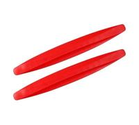 GVGMTAEAVZ 2/4 Piezas de Protectores Parachoques Delantero y Trasero universales for Coche, Cubierta Goma, Tira Protectora Labios, Decorativa for Tiras de protección del vehículo(Rosso)