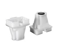 GVGMTAEAVZ 2 clips for hebillas de asiento trasero coche, compatibles for Peugeot 301 (2008) y for Citroën Elysee (2014-2019) Sujetadores automotrices