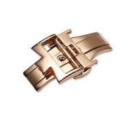 GVGMTAEAVZ Cierre de Metal for Correa de Reloj for Vacheron Constantin, 16 mm y 18 mm, Color Plateado, Dorado, Rosa y Acero Inoxidable. Cierre de Reloj(Blue Pink,18mm)