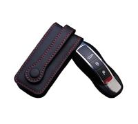 GVGMTAEAVZ Funda de Cuero for Llavero de Coche Compatible for Porsche Cayenne Panamera Macan Cayman 911 718. Estuche para Llaves(B r Line)