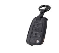 GVGMTAEAVZ Funda de Gamuza for Llave de Coche, Compatible for Volkswagen: protección Moderna for ID4/6, Golf 8, Tiguan X, Lamando CC, Sagitar y Otros Modelos. Estuche para Llaves(Black A 2)