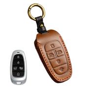GVGMTAEAVZ Funda for Llave de Coche Compatible for Hyundai Solaris, Sonata Hybrid, Nexo, NX4, Grand Santa Fe Tucson 2020 y 2021, Accesorios de estilismo for Coche. Estuche para Llaves(Sky Blue)