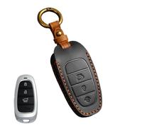 GVGMTAEAVZ Funda for Llave de Coche Compatible for Hyundai Solaris, Sonata Hybrid, Nexo, NX4, Grand Santa Fe Tucson 2020 y 2021, Accesorios de estilismo for Coche. Estuche para Llaves(Gold)