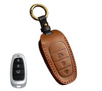 GVGMTAEAVZ Funda for Llave de Coche Compatible for Hyundai Solaris, Sonata Hybrid, Nexo, NX4, Grand Santa Fe Tucson 2020 y 2021, Accesorios de estilismo for Coche. Estuche para Llaves(Noir)