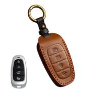 GVGMTAEAVZ Funda for Llave de Coche Compatible for Hyundai Solaris, Sonata Hybrid, Nexo, NX4, Grand Santa Fe Tucson 2020 y 2021, Accesorios de estilismo for Coche. Estuche para Llaves(Wit)