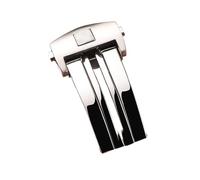 GVGMTAEAVZ Hebilla de Acero Inoxidable de 18 mm y 20 mm for Tag HEUER Carrera Monaco Series. Cierre de Metal Compatible for Pulseras de Cuero. Cierre de Reloj(18mm)