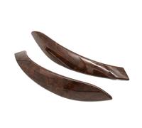 GVGMTAEAVZ Juego de 2/4 tiradores de puerta interiores y exteriores for BMW Serie 3, 4, M3, M4, F30, F80, F31, F32, F33, F34, F35 y F36 (2013-2018) Manija interior de la puerta(Walnut 2PCS)