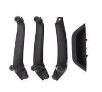 GVGMTAEAVZ Juego de 4 piezas de accesorios interiores for coche, reposabrazos de puerta, tirador de puerta, apto for BMW X3, X4, F25, F26, años 2010 a 2016. Manija interior de la puerta(RHD Black Set)