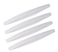 GVGMTAEAVZ Protector de Esquinas Universal for Parachoques Delantero y Trasero, 4 o 6 Piezas, protección anticolisión, Tira Decorativa, Accesorios for Coche Tiras de protección del vehículo(White-4)