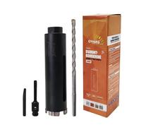 GVHAKG Corona de perforación de diamante de 50 mm, broca para latas de 200 mm, longitud de segmento de 10 mm, corona de perforación con adaptador M22 SDS-Plus para hormigón, hormigón armado, ladrillo
