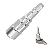 gvivej Llave de Escalonada Universal, Llave Radiador de 1/2 Pulgadas, para Radiadores Domésticos de 10-21 mm