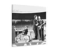 GVKDOFUYD The Beatles on Stage Poster Pintura Decorativa Lienzo Arte de Pared Salón Póster Dormitorio Pintura, Arte de Pared Impresión de Imagen Moderna Decoración de Habitación Familiar 30 x 30 cm