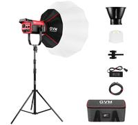 GVM 300W LED Videoleuchte mit Softbox, Bowens Fotografie Dauerlicht Studiolicht, Bicolor 2700K~6800K Video Beleuchtung, 65000Lux/1m Fotolicht für Studio Video Youtube Film, App Steuerung