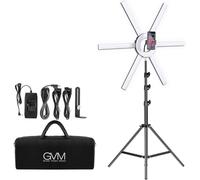 GVM 480 Kit de iluminación de vídeo LED, 90 W regulable bi-color anillo de luz LED con soporte, barras de luz desmontables, CRI 97+ 3200K-5600K luz de vídeo LED para cámara, smartphone, YouTube, autorretrato