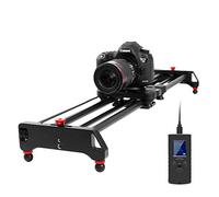 GVM cámara motorizada Deslizante Tiempo Lapse y Disparo de vídeo, con Mando a Distancia, 120 Grados de Disparo panorámico 31 Pulgadas 80 cm, Sistema de riel Deslizante de Pista Dolly con motorizado