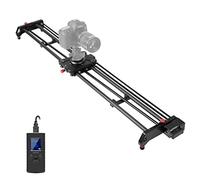 GVM - Carrito deslizante de cámara motorizado, 120 cm, fibra de carbono, riel estabilizador de cámara de fotografía con seguimiento de lapso de tiempo, disparo panorámico de 120 grados para fotografía