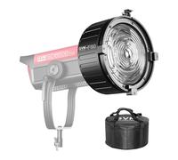 GVM F60 Fresnel - Lente para luz de video LED con soporte Bowens, compatible con PROSD400B, 500B, 650B, SD600D, SD600S, iluminación de salida continua para fotografía de estudio, brillo de luz