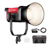 GVM - Iluminación de fotografía de 300 W, luces de estudio bicolor con reflector estándar de 45° 65700Lux@1m CCT 2700~6800K, 12 escenas de iluminación, control de aplicación, luz de video LED