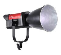 GVM - Iluminación fotográfica de 300 W, luz COB profesional, luz de video con reflector estándar de 45°, 221950Lux@1m, montaje Bowens y controlado por aplicación, ideal para producción de video
