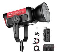 GVM Pro SD500B - Lámpara de vídeo LED, 500 W, Luces de Estudio con Soporte Bowen, Kit de iluminación de fotografía 61600 Lux/1 m, luz de vídeo de Salida Continua con Controlador, CRI 97+, 2700-6800K
