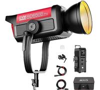 GVM Pro SD650B - Luz de Video LED de 650 W, luz de Estudio con Soporte Bowen, Kit de iluminación de fotografía de 81300 Lux/m con Cubierta estándar de 45°, iluminación de Video de Salida Continua con