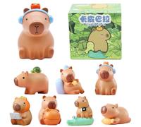 GVMJHYK Capybara Caja ciega, 1PCS Capybara Figura Aleatoria Figura de Acción Figura de Acción Caja Sorpresa Coleccionable Arte Juguetes, Caja ciega Ideas Regalos para niños y Adultos