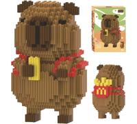 GVMJHYK Conjunto De Bloques De Construcción De Carpincho,Capybar Juego De Juguetes De Construcción,Ejercita Habilidades Prácticas,Las Decoraciones De La Habitación Vienen con Instrucciones,14+ (Red)