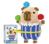 GVMJHYK Conjunto De Bloques De Construcción De Carpincho,Capybar Juego De Juguetes De Construcción,Ejercita Habilidades Prácticas,Las Decoraciones De La Habitación Vienen con Instrucciones,14+ (Blue)