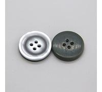 GVNFJKJK Botones Decorativos para Camisas, 15/18/20/23/25 mm Botones Redondos de Resina Moda for Ropa Pantalones Abrigo Chaqueta Manualidades Accesorios costura-15 Piezas(Grijs,15mm 20pcs)