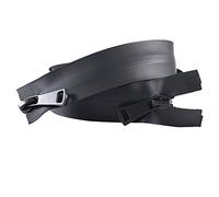 GVNFJKJK Cremalleras metálicas, 1 Uds 7# Cremallera Impermeable, Negra de Doble Apertura con 2 uds Deslizadores for Costura DIY Bolsas artesanales Tiendas campaña(70cm)