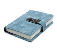 GVNFJKJK Cuaderno Retro, Cuaderno con Bloqueo de contraseña, Cuaderno Notas Creativo, Diario Viaje Oficina Personal, Manual DIY(Yellow)