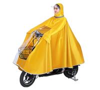 GVNFJKJK Funda Impermeable para Scooter eléctrico, Chubasquero for Ciclismo, Lluvia con Capucha for Bicicleta, eléctrica, Scooter(Unique Colour,M)