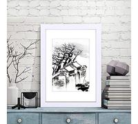 GVNFJKJK Marcos de Fotos, Marco de Fotos Negro Moderno 18x30 cm for Pared. Elegante for Tus Recuerdos(A4 Can Put 21x29.5cm,White)