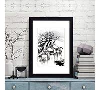 GVNFJKJK Marcos de Fotos, Marco de Fotos Negro Moderno 18x30 cm for Pared. Elegante for Tus Recuerdos(18x30cm,Black)