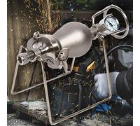 GVNFJKJK Mini máquina para Hacer Palomitas, Máquina Tradicional China for Hacer Palomitas de maíz, Acero Inoxidable 304, Mini máquina Vintage for decoración del hogar