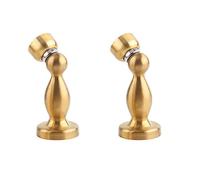 GVNFJKJK Topes para Puertas, 2pcs,Tope de Puerta de Acero Inoxidable en níquel Cepillado, Soporte magnético for Puerta for Montaje en Pared o Piso con Tornillos for Mantener la Puerta Abierta,a