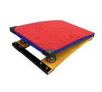 GVNFJKJK Trampolines Resistentes, Equipo Deportivo de Tablero Resorte, trampolín Gimnasia Salto con tapetes protección contra choques, Ideal for Uso Escolar o doméstico(50 * 80cm)