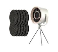 GVNYIJFF Ventilador Puff Chill para Fumar, Ventilador Purificador de Humo con 3 Modos, Campana Extractora de Cocina Portátil, para Cocina, Mesa de Comedor, Barbacoa Al Aire Libre(Blue)