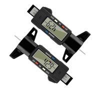 Gvolatee 2 piezas Digital Medidor Profundidad Neumaticos, Medidor de Profundidad de los Neumáticos con Pantalla LCD, Medidor Banda de Rodadura de Neumáticos para Coches Furgonetas Camiones Motocicleta