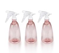 Gvolatee 3 Piezas Botella Pulverizador 500 ml, Plastico Gatillo Botellas de Spray Vacías, Rellenable Transparente Atomizador Agua, para Regar Plantas de Jardín, Limpieza, Pelo, Aceites Esenciales